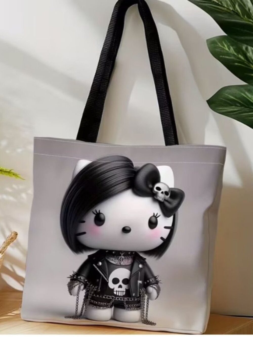 HELLO KITTY “Goth Bob” Shopping Tote Bag (BRAND-NEW & SUPER CUTE!)